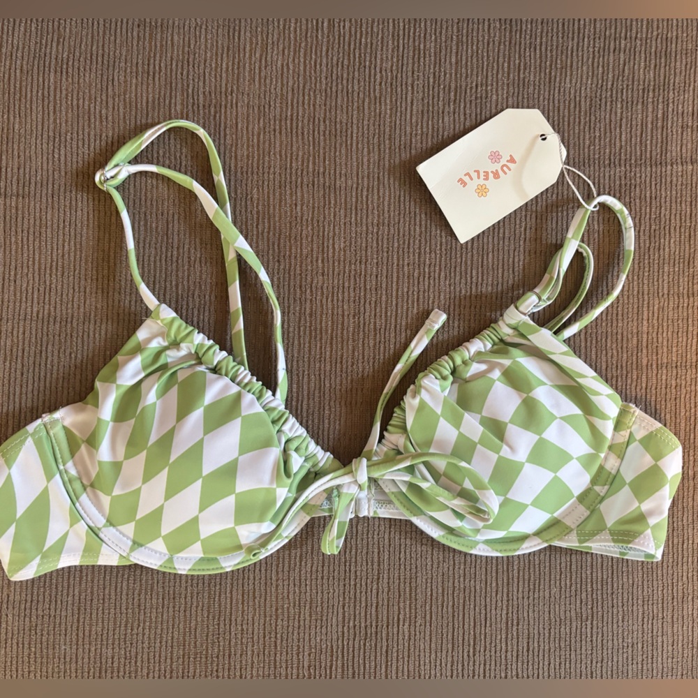 Aurelle Checkered Bikini